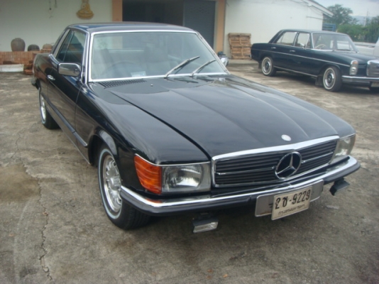 BENZ W107-450SLC ปี 1989 ทะเบียน 2ช-9229 2ประตู สีดำ ไม่มีผุ เครื่องเดิม เบนซิน