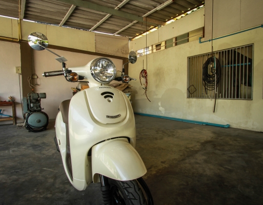 ///Honda Giorno/// ปี2013 สีขาวมุข