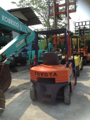 +++ ขายโฟล์คลิฟท์  TOYOTA 5FD20  ขนาด 2  ตัน  เครื่องยนต์ดีเซล  เสา  3  เมตร  เกียร์ธรรมดา  งา 1,070  มม.  ยางตันครับ