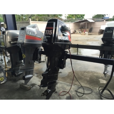 ขายเครื่องยนต์เรือมือสอง Suzuki 115แรงม้า 2จังหวะ จากญี่ปุ่น