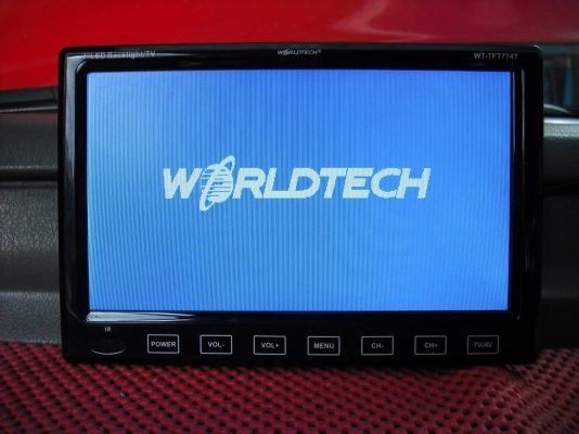 TV ติดรถยนต์ WORLDTECH 7"