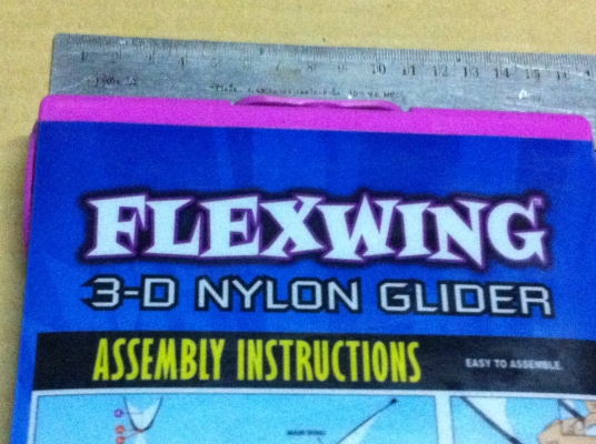 เครื่องร่อน ( 3 D NYLON GLIDER ) แบบประกอบเองเหมือนภาพ