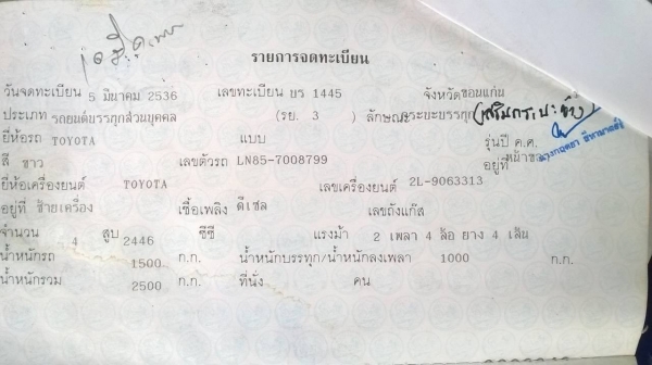 ขายแล้วครับ TOYOTA ไมตี้เอกซ์ ปี 36 เครื่องดี คัสซีสวยจัดตลอดเส้น ทะเบียนพร้อมโอน ขายแล้วครับ TOYOTA ไมตี้เอกซ์ ปี 36 เครื่องดี คัสซีสวยจัดตลอดเส้น ทะเบียนพร้อมโอน