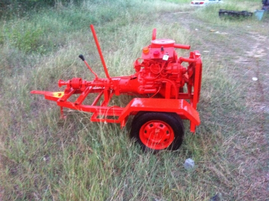 เครื่องสูบน้ำเอนกประสงค์แรงดันสูง 4 สูบเชื้อเพลิง LPG พร้อมเกียร์ 4 speed