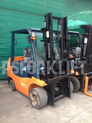 ขายฟอร์คลิฟท์ โตโยต้า 7FGK30 เสาสูง 3 ม. จากประเทศญี่ปุ่น