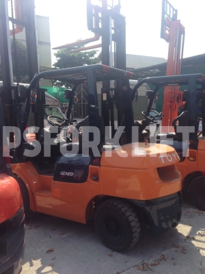 ขายฟอร์คลิฟท์ โตโยต้า 7FG30 เสาสูง 3 ม. จากประเทศญี่ปุ่น