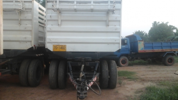 ขายด่วนลูกพ่วงดั้ม3เพลาแท้ยาว6.50เมตรปี54สภาพสวยยางดี ขายด่วนลูกพ่วงดั้ม3เพลาแท้ยาว6.50เมตรปี54สภาพสวยยางดี