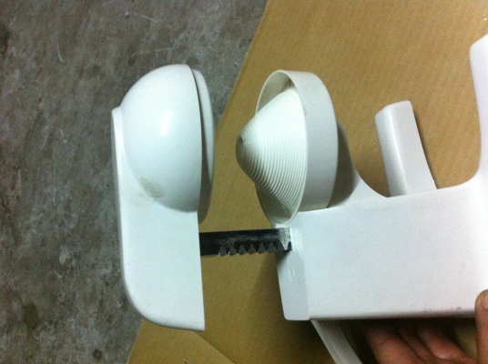 เครื่องคั้นส้มแบบ มือกดโยก ตัวเลื่อนขึ้นลงเป็นเพื่องแข็งแรง