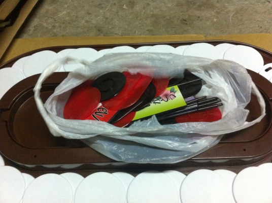 ขุดสายพานลำเลียงอาหารจากญี่ปุ่น ทำเป็นเซ็ตสำเร็จรูปหมุนวนไปเรื่อยๆเป็นรอบๆ