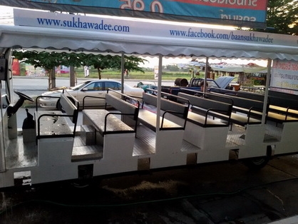 รถชมวิวไฟฟ้าโซล่าเซลล์ 35-40 ที่นั่ง รถไฟฟ้าโซล่าเซลล์ 35-40 ที่นั่ง