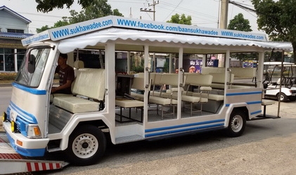 รถชมวิวไฟฟ้าโซล่าเซลล์ 35-40 ที่นั่ง รถไฟฟ้าโซล่าเซลล์ 35-40 ที่นั่ง