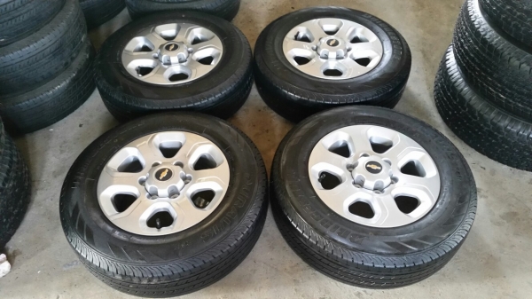 ล้อแม็ก16เชฟป้ายแดงพร้อมยางปี15