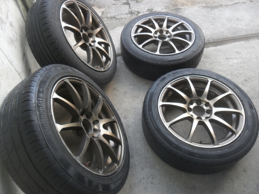 ล้อแม็ก 16นิ้ว 4รู100/114 พร้อมยาง สวยๆ 4 ล้อ ราคา 6000 บาท ล้อแม็ก 16นิ้ว 4รู100/114 พร้อมยาง สวยๆ 4 ล้อ ราคา 6000 บาท