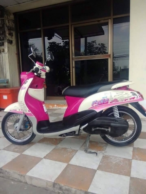 Yamaha Fino ปี 2556 ลาย Fashion รถสวยใสน่ารัก ขับดีมาก พร้อมใช้