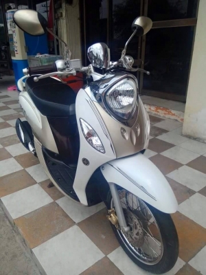 Yamaha Fino FI ปี 2556 รุ่น Premium รถสวยหรู ดูดีสไตล์คลาสสิค ตัวใหม่หัวฉีดประหยัดน้ำมัน