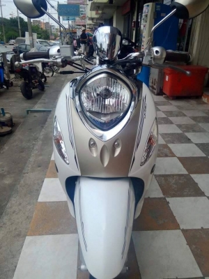 Yamaha Fino FI ปี 2556 รุ่น Premium รถสวยหรู ดูดีสไตล์คลาสสิค ตัวใหม่หัวฉีดประหยัดน้ำมัน