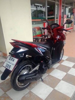 Honda Click 125 i สีดำแดง ลาย tune up รถสวยจริง สภาพดีมากๆ รุ่นใหม่ล่าสุด