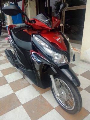 Honda Click 125 i สีดำแดง ลาย tune up รถสวยจริง สภาพดีมากๆ รุ่นใหม่ล่าสุด