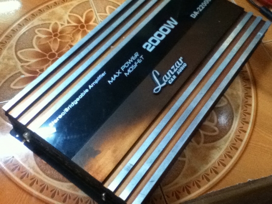 ขายแอมป์ Lanzar DA-2200 (2ch) ใช้ได้ปกติ 1700.- ขายแอมป์ Lanzar DA-2200 (2ch) ใช้ได้ปกติ 1700.-