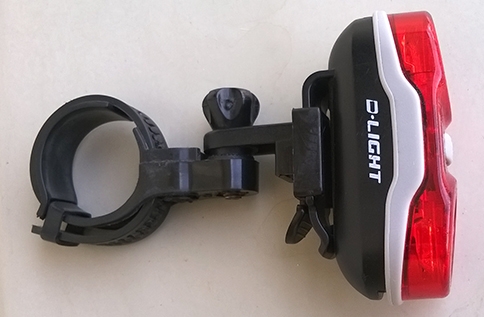 ไฟท้าย D-Light พร้อมตัวยึดหลักอาน