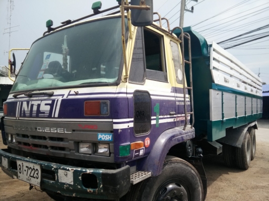 ขายสิบล้อดั้มเพลาเดียว UD  เครื่อง Hino  H07D-195 แรงม้า  ช่วงล่าง Jumbo พร้อมใช้ครับ