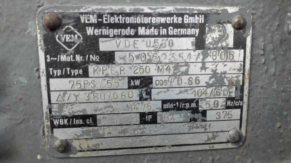 ปั๊มน้ำขนาดมอเตอร์ 75 แรง เข้า 6 นิ้ว ออก 4 นิ้ว ไฟ 3 เฟท 380 แอ็ม ปั๊มน้ำขนาดมอเตอร์ 75 แรง เข้า 6 นิ้ว ออก 4 นิ้ว ไฟ 3 เฟท 380 แอ็ม
