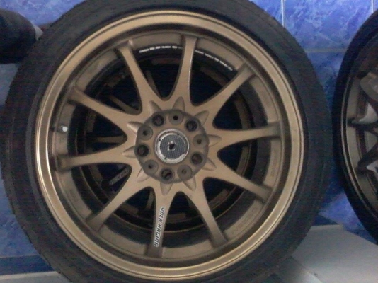 ล้อแม็ก VOLK RACING 14000 บ. / พร้อมยางปี 2014(ยางยังไม่ถึงปีครับ)