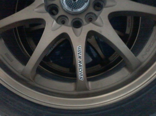 ล้อแม็ก VOLK RACING 14000 บ. / พร้อมยางปี 2014(ยางยังไม่ถึงปีครับ)