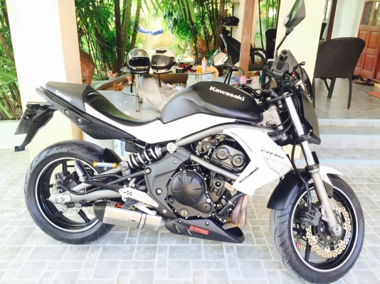 ขายค่ะ kawasaki ER6N 650 cc ปี 2009 มีเล่มทะเบียนถูกต้องคะ พร้อมโอน