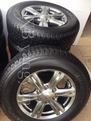 ล้อแม็ก มิวX Isuzu all new mu-x รุ่นลิมิตเต็ด ขอบ 17 พร้อมยาง Bridgestone Dueler 255-565-17 ปี 15