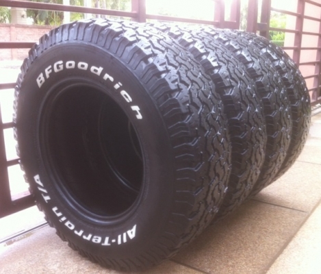 ยาง All BF goodrich 30 9.5 R15 ปลายปี11 ดอกคม ไม่ปะไม่บวม