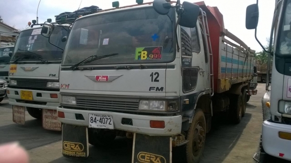ขาย 10 ล้อดั้ม HINO FM3H เครื่อง HO7D 195 แรงม้า คัสซีสวย เกียร์เดิม สโลว์เดิม กระบะต้องเก็บหน่อย ทะเบียนพร้อมโอนครับ