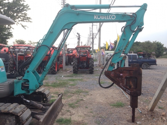 ผ่อนได้ 1 ปี  Kobelco SK40SR เก่านอกแท้ พร้อมหัวกระแทกและบุ้งกี้เอาไปเลย