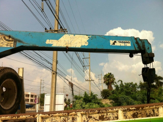 ขายหกล้อ Hino ติดเครน พร้อมใช้งาน