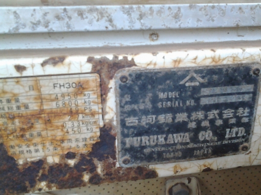 FURUKAWA FH30A เครื่องยนต์ isuzu 85 เล่มพร้อมโอน