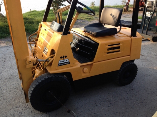 รถยกkomutsu fg14-11สภาพดีพร้อมใช้เก่าญี่ปุ่น งาสูง4เมตร