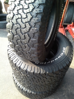 BF All USA. 265/70/16 ปี09  สภาพดี 1ชุด