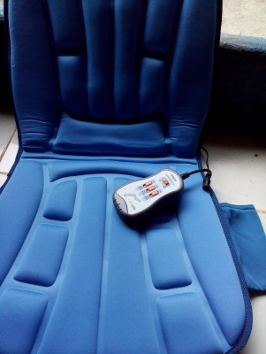 เบาะสั่นนวดไฟฟ้าใข้ในบ้านในรถได้ ขุดสั่นนวด 2 ส่วนแยกกัน ที่รองนั่งและส่วนหลังจากญี่ปุ่น