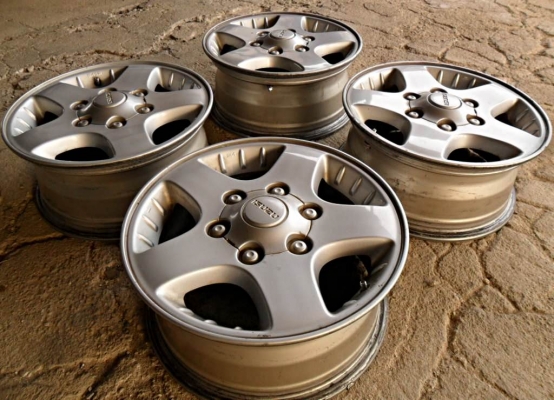 แม็กกระบะขอบ15-6รู139 (4วง3,600บ.)ไม่คด ไม่ดุ้ง แม็กกระบะขอบ15-6รู139 (4วง3,600บ.)ไม่คด ไม่ดุ้ง