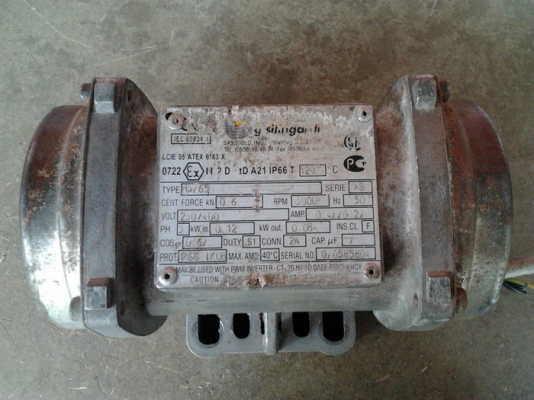 ขายมอเตอร์เขย่า-สั่น ยี่ห้อ Italvibras 0.12 KW