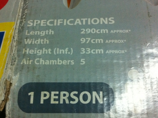 เรือยางคายัคอย่างดี INVERLOCH นั่งคนเดียวของใหม่เหมือนในภาพ