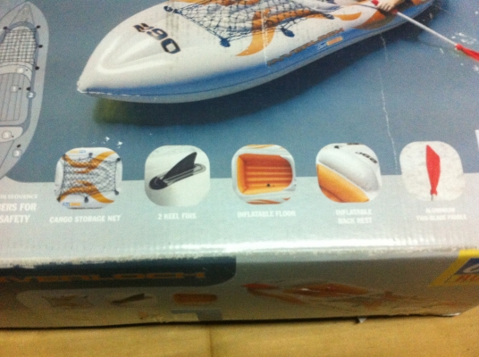 เรือยางคายัคอย่างดี INVERLOCH นั่งคนเดียวของใหม่เหมือนในภาพ