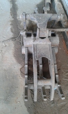 ขาคีบ ติดแบ็คโฮ 120