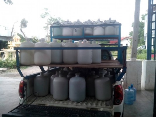 ขายคอกเหล็กพร้อมกระดานบรรทุกน้ำดื่มใส่ ไทรตันตอนเดียว ขายคอกเหล็กพร้อมกระดานบรรทุกน้ำดื่มใส่ ไทรตันตอนเดียว