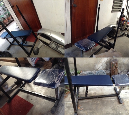 ขายเก้าอี้ออกกำลังเก้าอี้บาร์เบลดัมเบลมือสอง ปรับระดับได้ 1900 บาท ตามรูป สภาพดี ขายเก้าอี้ออกกำลังเก้าอี้บาร์เบลดัมเบลมือสอง ปรับระดับได้ 1900 บาท ตามรูป สภาพดี