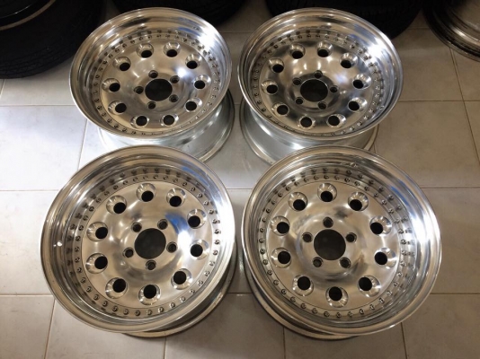 ขายล้อหยดน้ำ TRACTION 2 ชิ้นแท้ 16x8" 5รู114.3 ออฟลึก ประมูลจากญี่ปุ่น