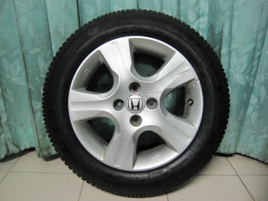 ขายล้อแม็ก Honda Jazz พร้อมยางขอบ 15 ยางดอกหนาๆ ราคาถูกๆ