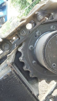 รถขุด มาแล้วเก่านอกแทรกเหล็กทำสีใหม่ พร้อมใช้งาน