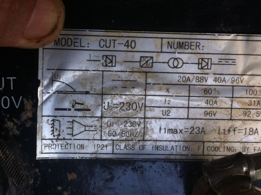 เครื่องตัดพลาสม่า LUCKY PRO รุ่น CUT 40 อุปกรณ์ครบทุกอย่างพร้อมใข้งานได้เลย
