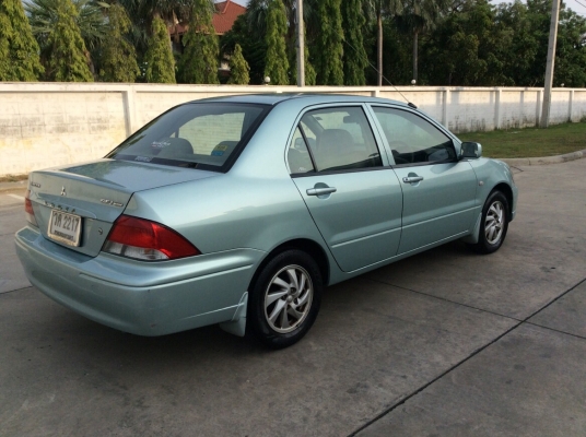 ขายรถ มิตซู Lancer  Cedia 1.8 se.i Limited ปี01ต้วท็อป ออโต้ ไฟฟ้าทั้งคัน เบาะหนังแท้ ลายไม้ airbag2ใบ abs ภายในสวยสะอาด แอร์เย็นฉ่ำ ตัวถังบางเดิมสวยมาก ไม่มีชนเลย สีเงาบางสวย เครื่องดี เกียร์ดี ช่วงล่างดีมาก รถขับดีมาก วิ่งน้อย ไมล์แท้ รถมือเดียวจากป้ายแ